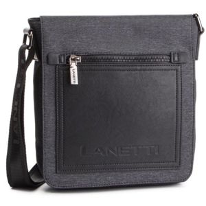Pánské tašky Lanetti RM0857 Textilní materiál,Ekologická kůže