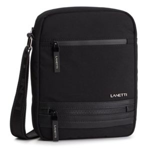 Pánské tašky Lanetti RM0860 Textilní materiál,Ekologická kůže